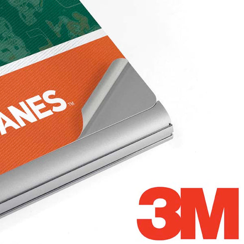 University of Miami U Hurricanes Surface Book 2 15in Skin